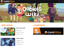Tablet Screenshot of gamepedia.com